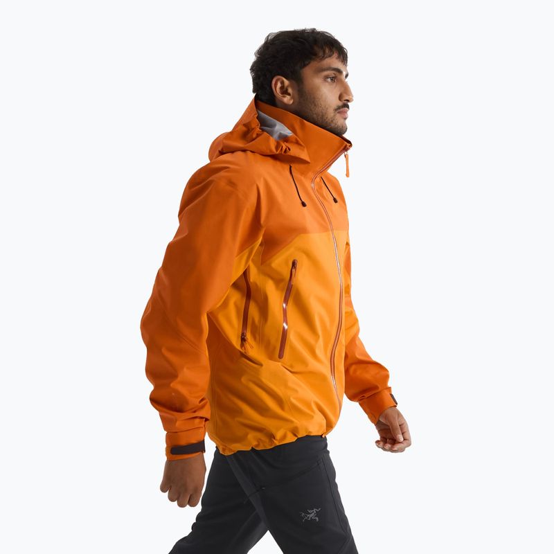 Giacca antipioggia da uomo Arcteryx Beta AR copper sky/blaze 3