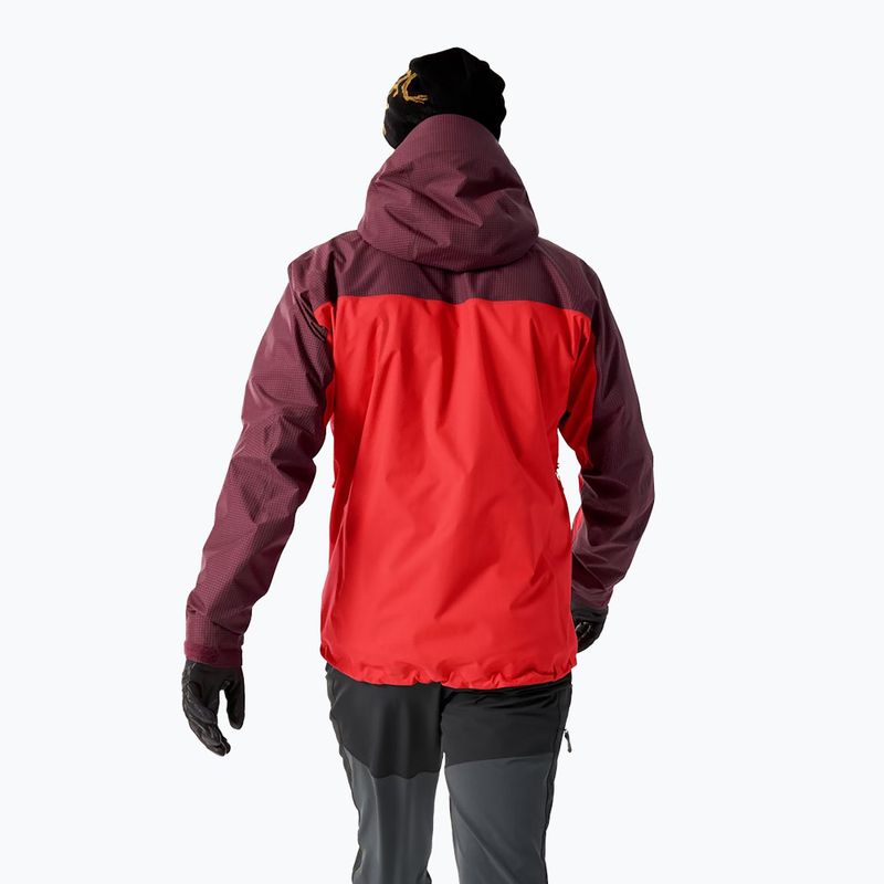 Giacca antipioggia da uomo Arcteryx Alpha mars/dynasty 2