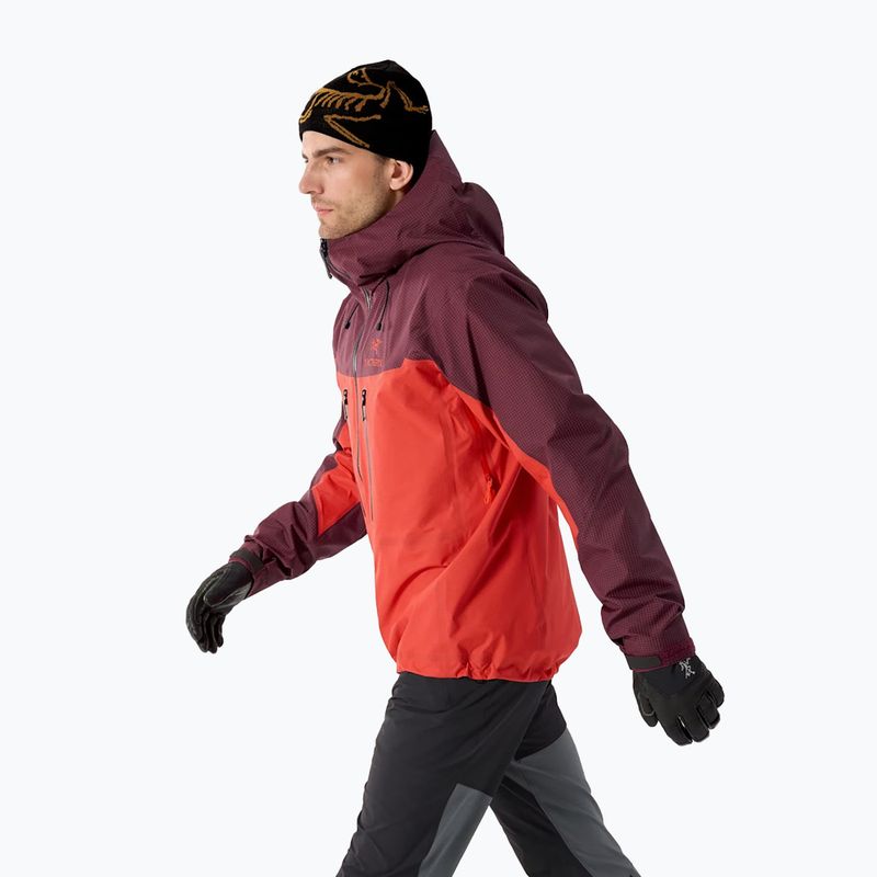 Giacca antipioggia da uomo Arcteryx Alpha mars/dynasty 3