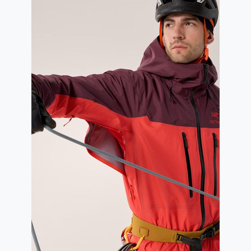 Giacca antipioggia da uomo Arcteryx Alpha mars/dynasty 11