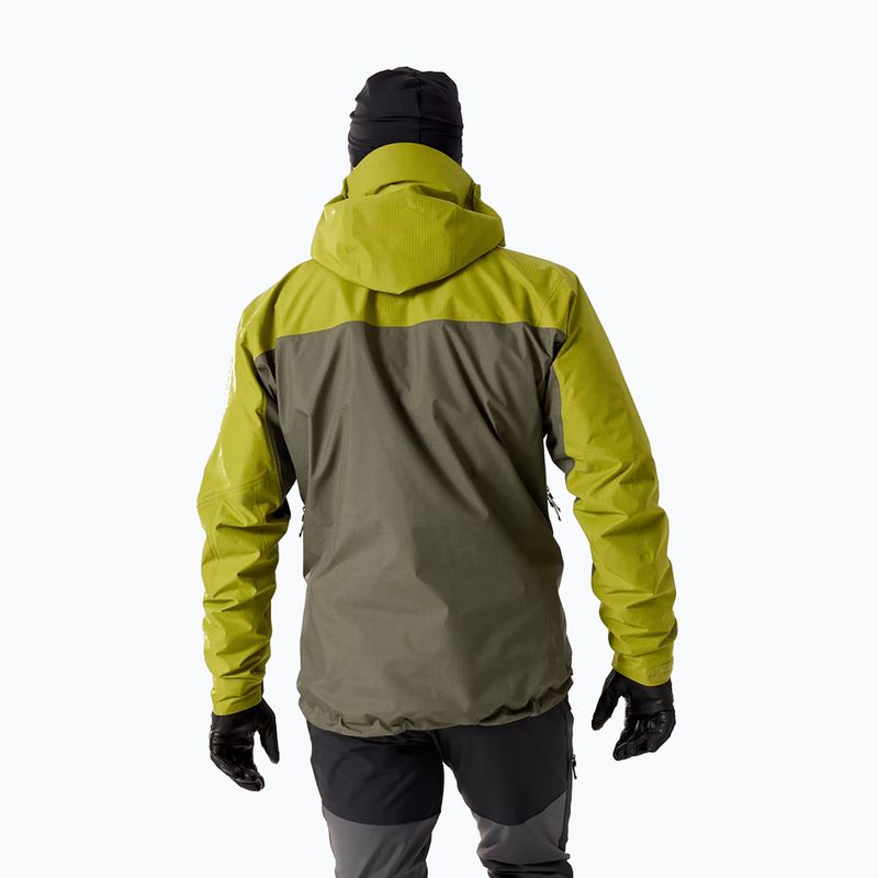 Giacca antipioggia da uomo Arcteryx Alpha olive moss/tatsu 3