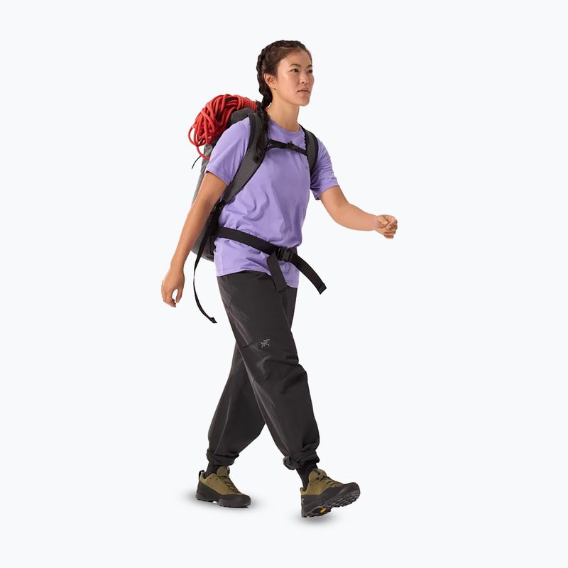 Maglietta da donna Arcteryx Kragg Sl Cotton Emblem Crew aster 2