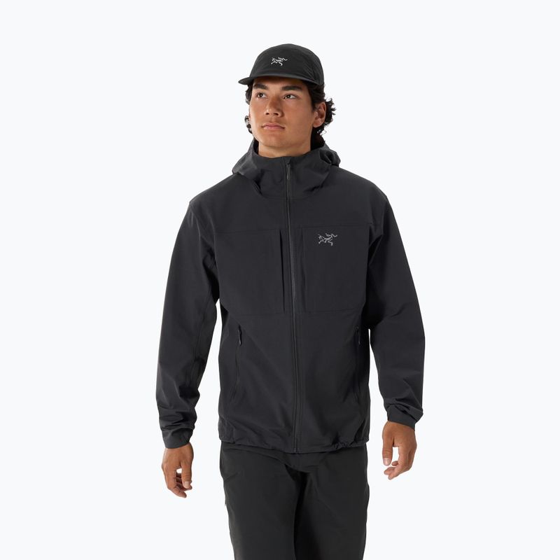 Felpa da trekking da uomo Arcteryx Gamma Hoody nera
