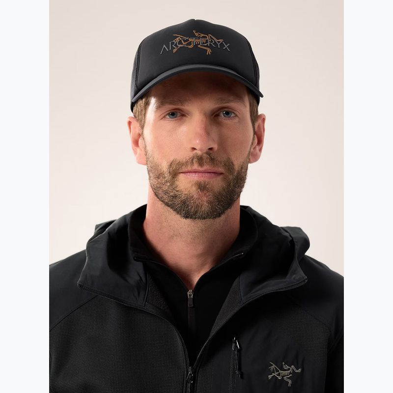 Cappellino con visiera Arc'teryx Bird Word 24k nero 6