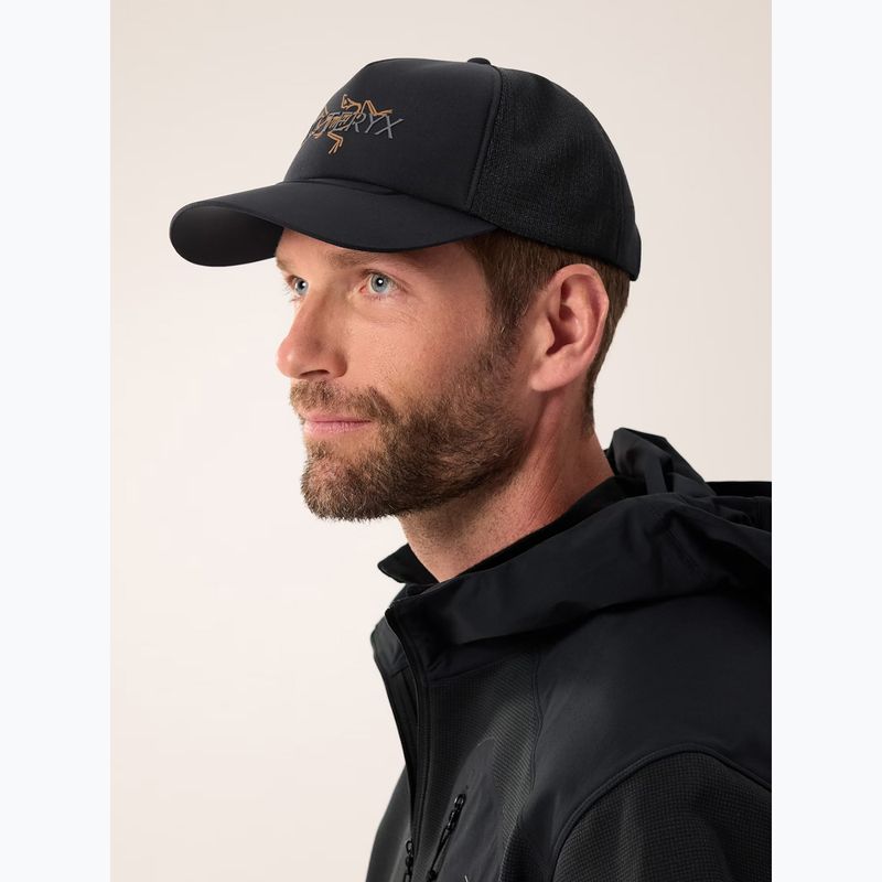 Cappellino con visiera Arc'teryx Bird Word 24k nero 8