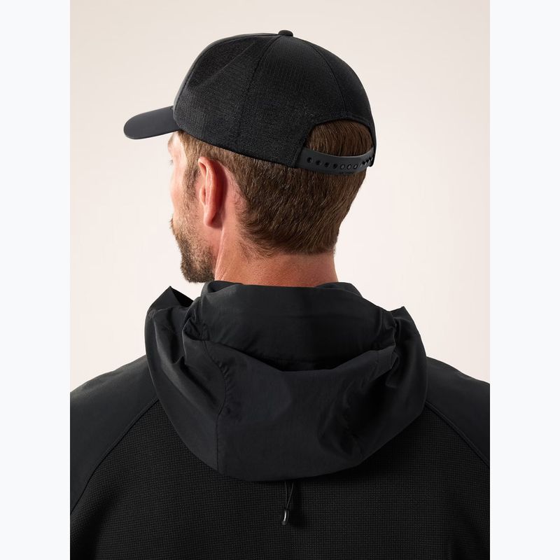 Cappellino con visiera Arc'teryx Bird Word 24k nero 9