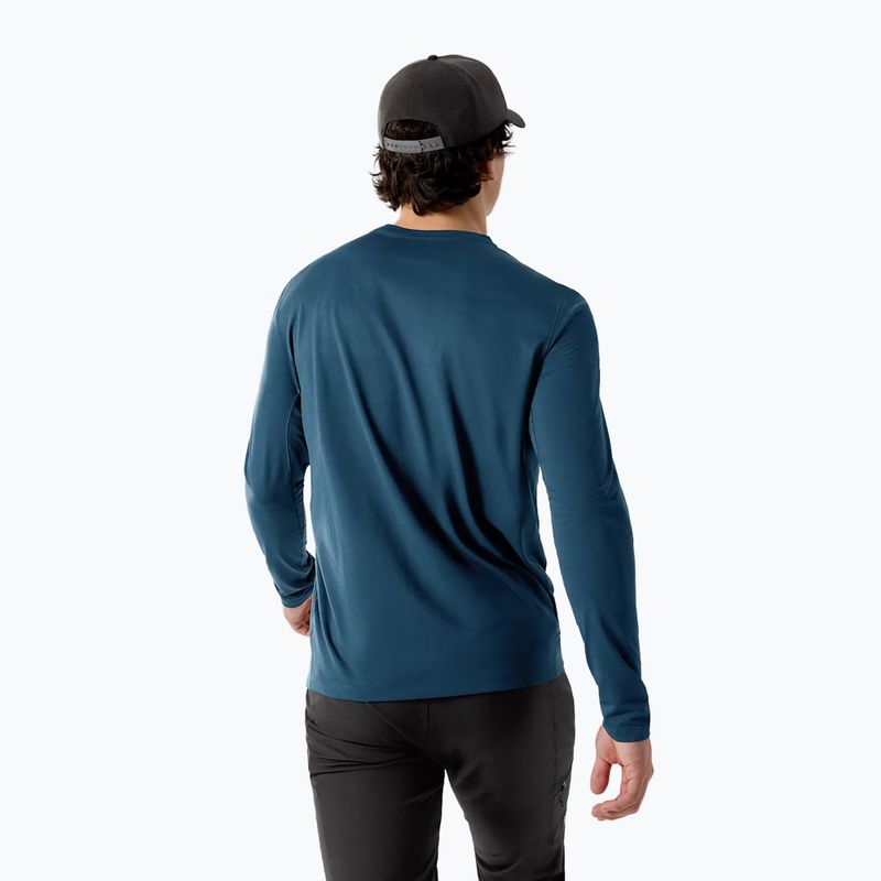 Maglia a maniche lunghe da trekking uomo Arc'teryx Cormac Crew nightscape heather 2