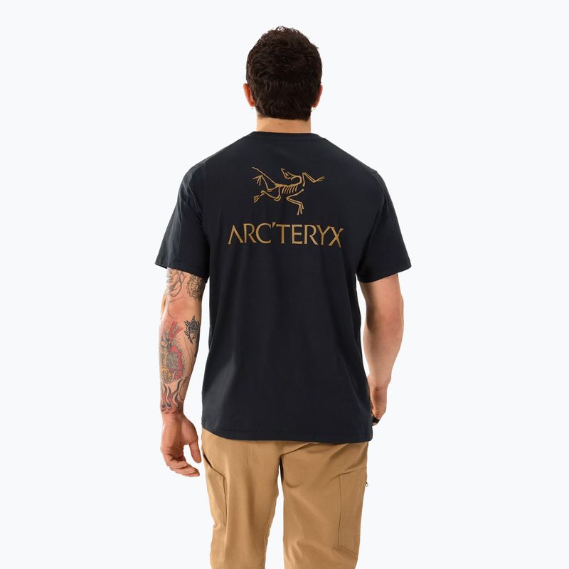 Maglietta da uomo Arc'teryx Kragg Sl Cotton Bird Word 24k black 2