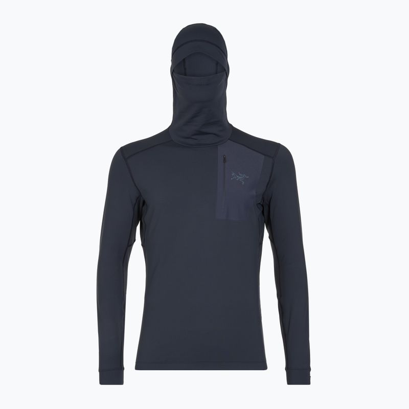 Felpa da trekking uomo Arc'teryx Rho LT Hoody black sapphire ii 4