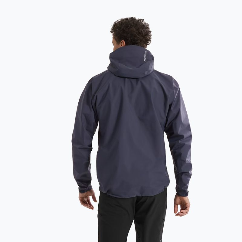 Giacca impermeabile da uomo Arcteryx Beta black sapphire 3