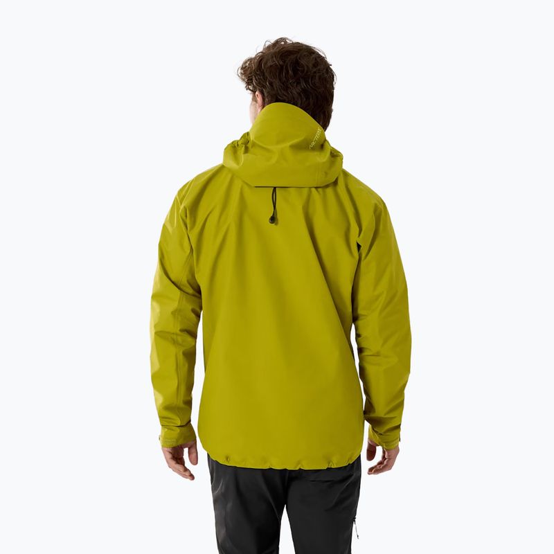 Giacca impermeabile da uomo Arcteryx Beta SL olive moss/euphoria 2