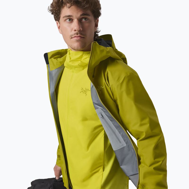Giacca impermeabile da uomo Arc'teryx Beta SL olive moss/euphoria 4