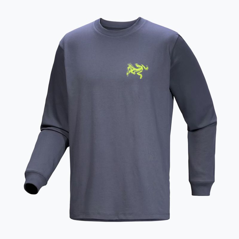 Maglia a maniche lunghe da uomo Arc'teryx Kragg SL Cotton Bird Tile dark stratus/euphoria 5
