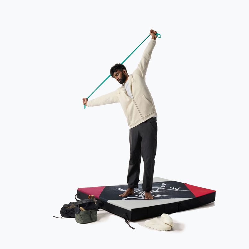 Felpa in pile da trekking da uomo Arc'teryx Emblem Fleece Full-Zip Hoody sea salt 2