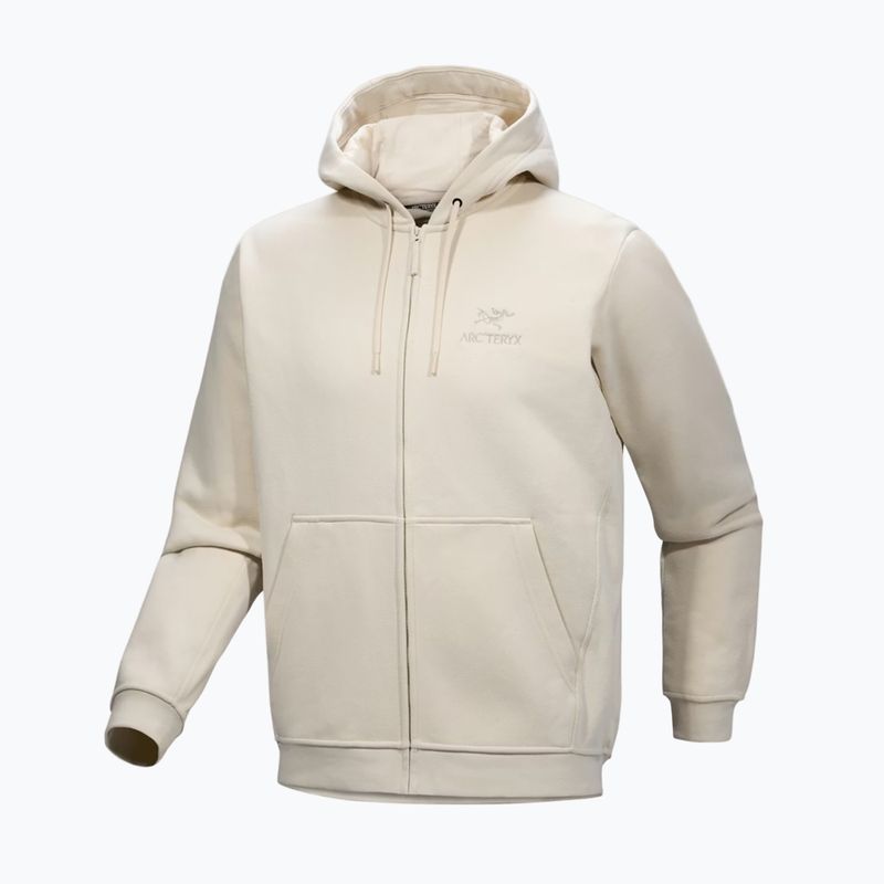 Felpa in pile da trekking da uomo Arc'teryx Emblem Fleece Full-Zip Hoody sea salt 7