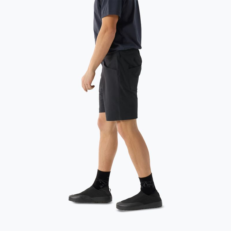 Pantaloncini da trekking da uomo Arcteryx Kragg Cotton 9" black 4