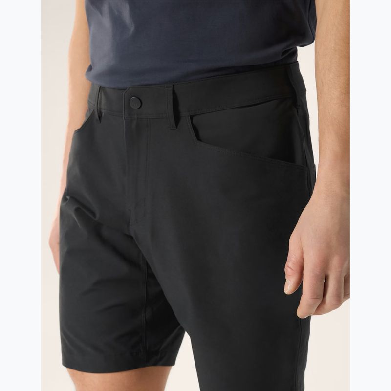 Pantaloncini da trekking da uomo Arcteryx Kragg Cotton 9" black 5