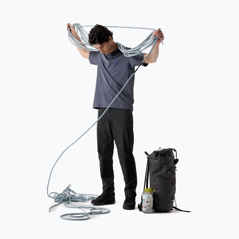 Maglietta da uomo Arc'teryx Kragg Sl Cotton Bird Word dk stratus/fluidity 2