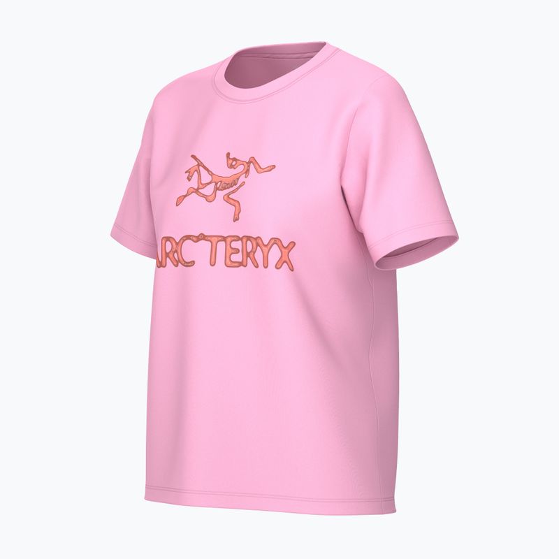 Maglietta da donna Arcteryx Kragg SL Cotton Heatmap Crew pineberry 3