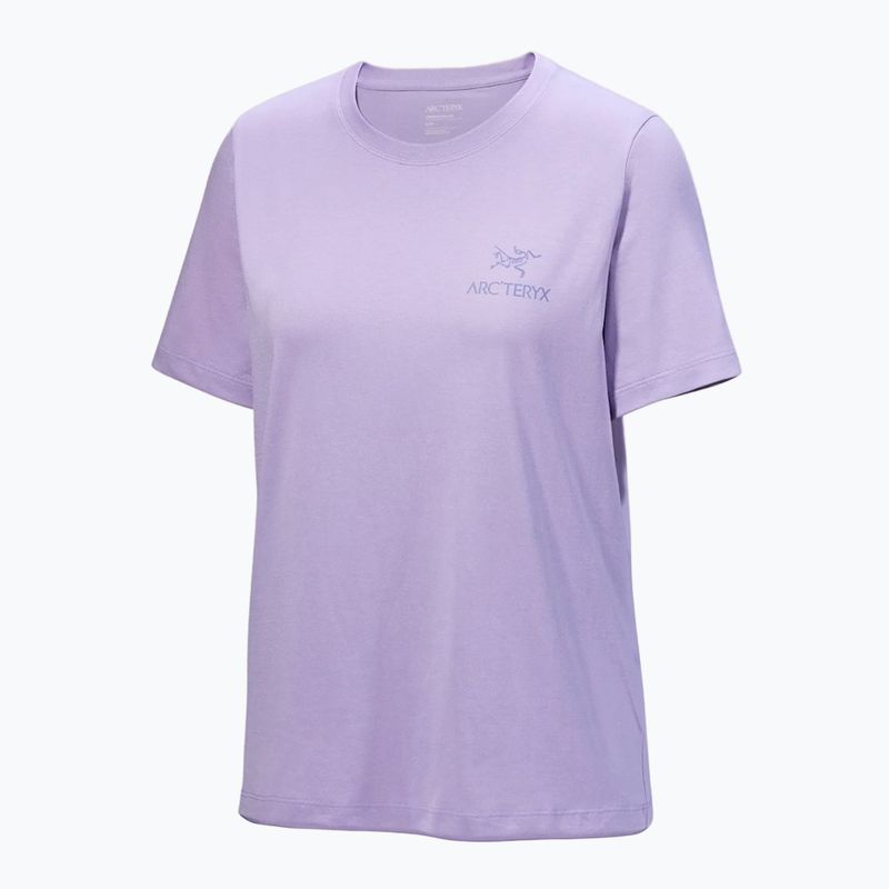 Maglietta da donna Arcteryx Kragg Sl Cotton Emblem Crew mallow 4