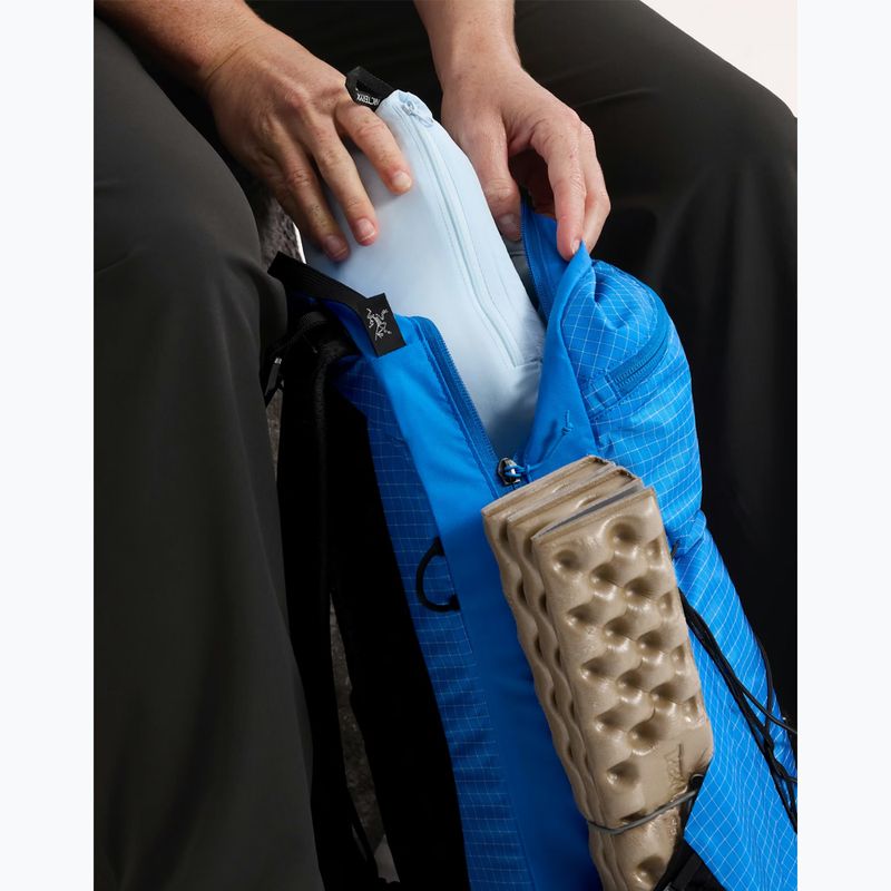Giacca antivento da donna Arcteryx Atom SL Hoody alpine blue 7