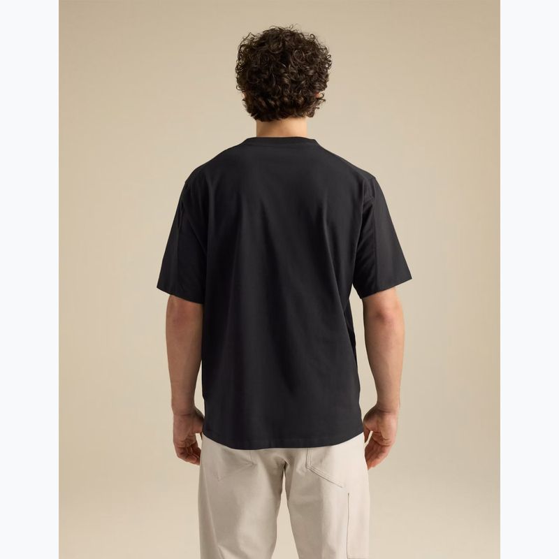 T-shirt da uomo Arcteryx Kragg Cotton Emblem Crew SS black 3