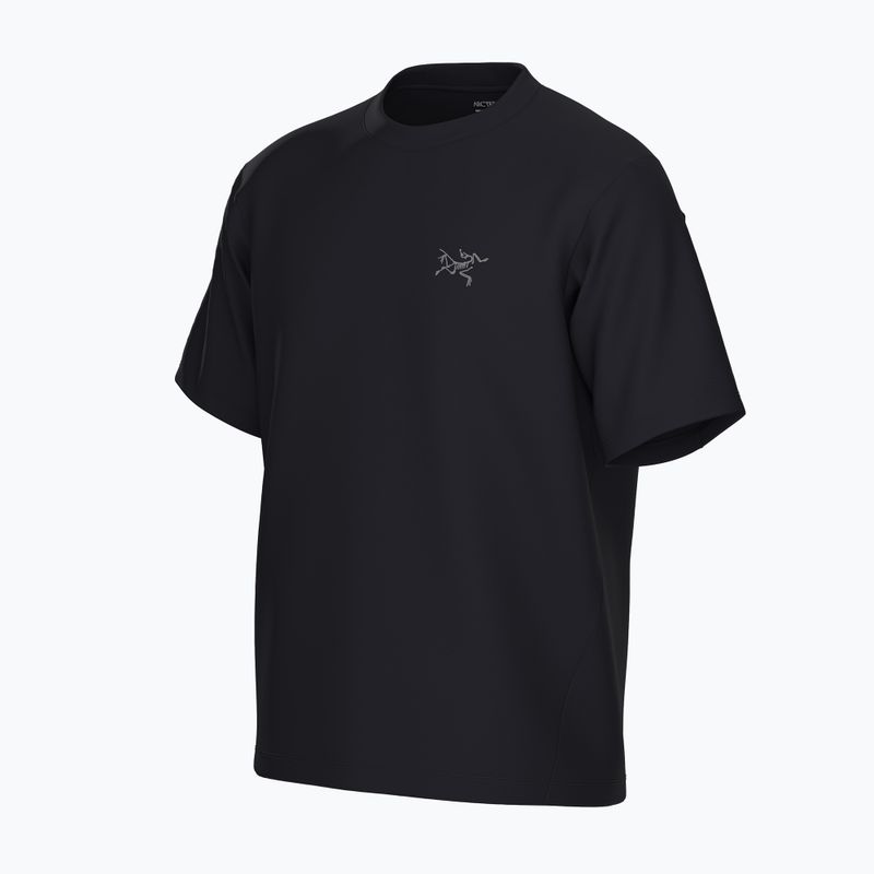 T-shirt da uomo Arcteryx Kragg Cotton Emblem Crew SS black 9