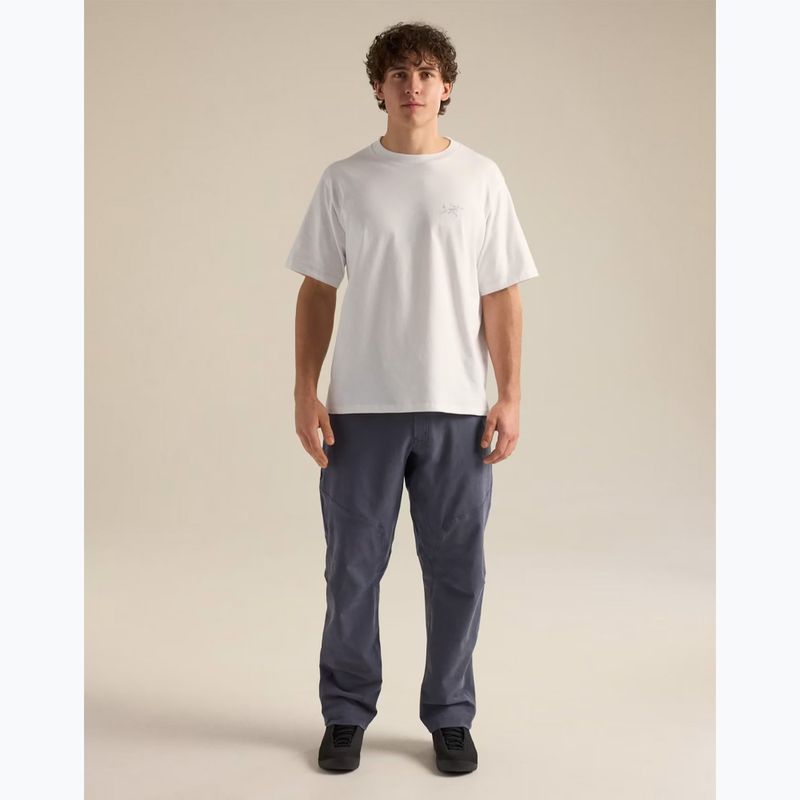 T-shirt da uomo Arcteryx Kragg Cotton Emblem Crew SS white light 2