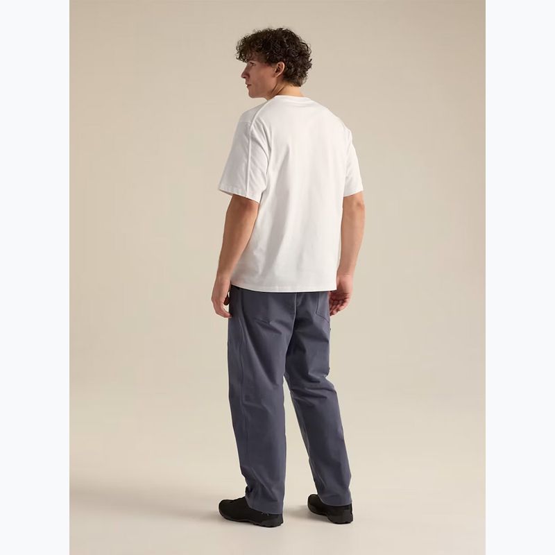 T-shirt da uomo Arcteryx Kragg Cotton Emblem Crew SS white light 4
