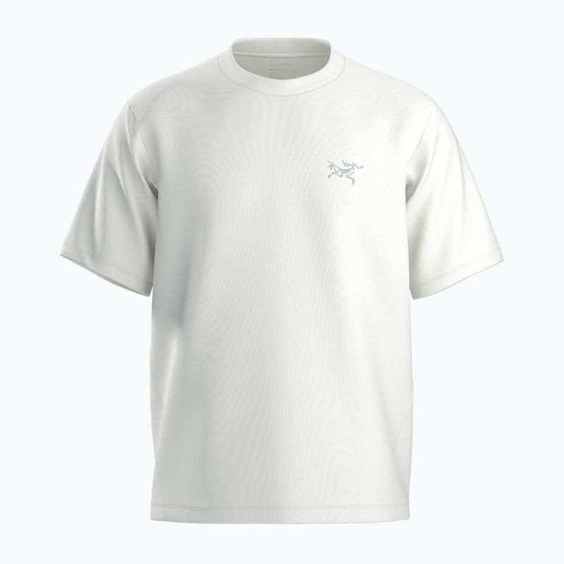 T-shirt da uomo Arcteryx Kragg Cotton Emblem Crew SS white light 8