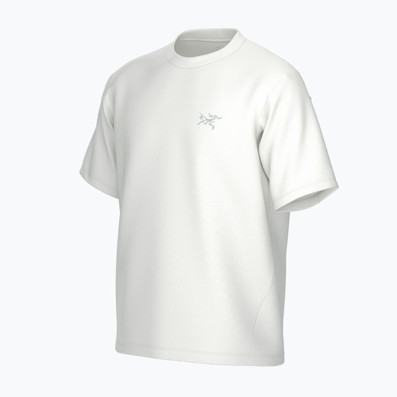 T-shirt da uomo Arcteryx Kragg Cotton Emblem Crew SS white light 10
