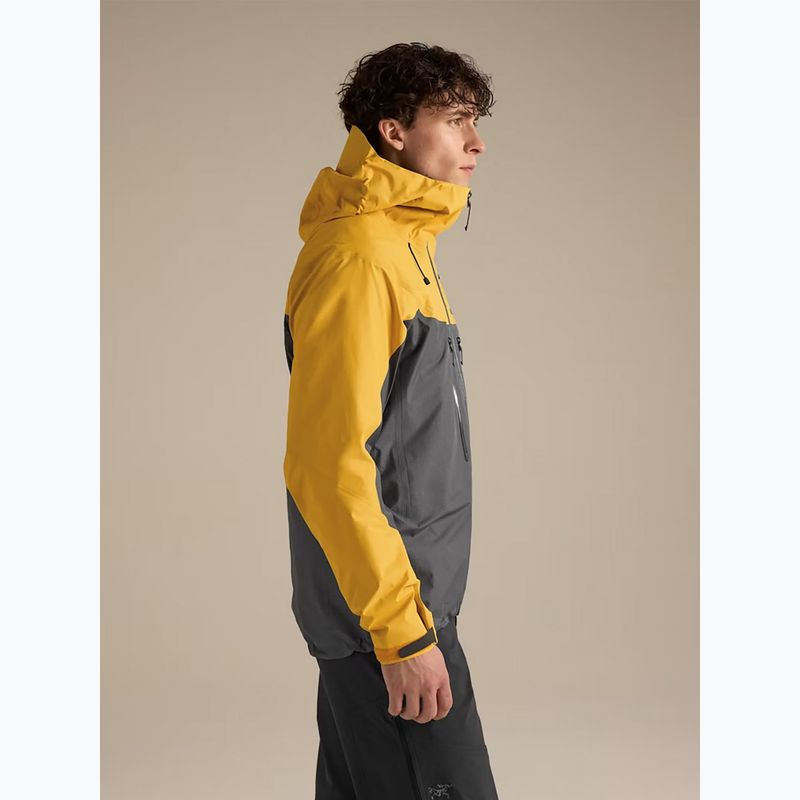 Giacca softshell da uomo Arcteryx Alpha larch/dk grey 5