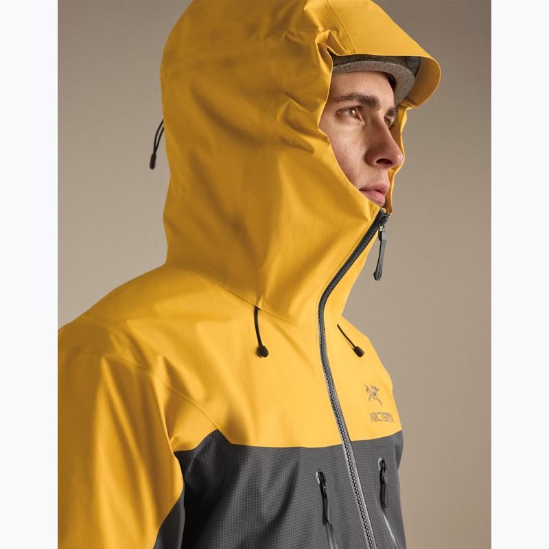 Giacca softshell da uomo Arcteryx Alpha larch/dk grey 6