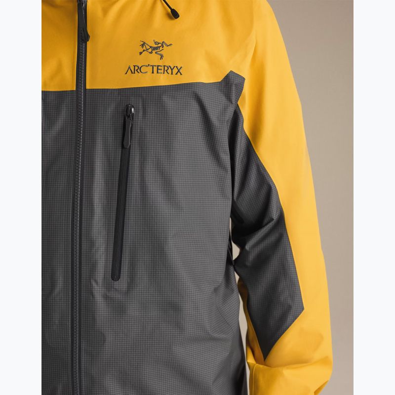 Giacca softshell da uomo Arcteryx Alpha larch/dk grey 7