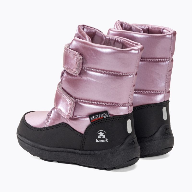 Kamik Snowcutie rosa stivali da neve per bambini 3