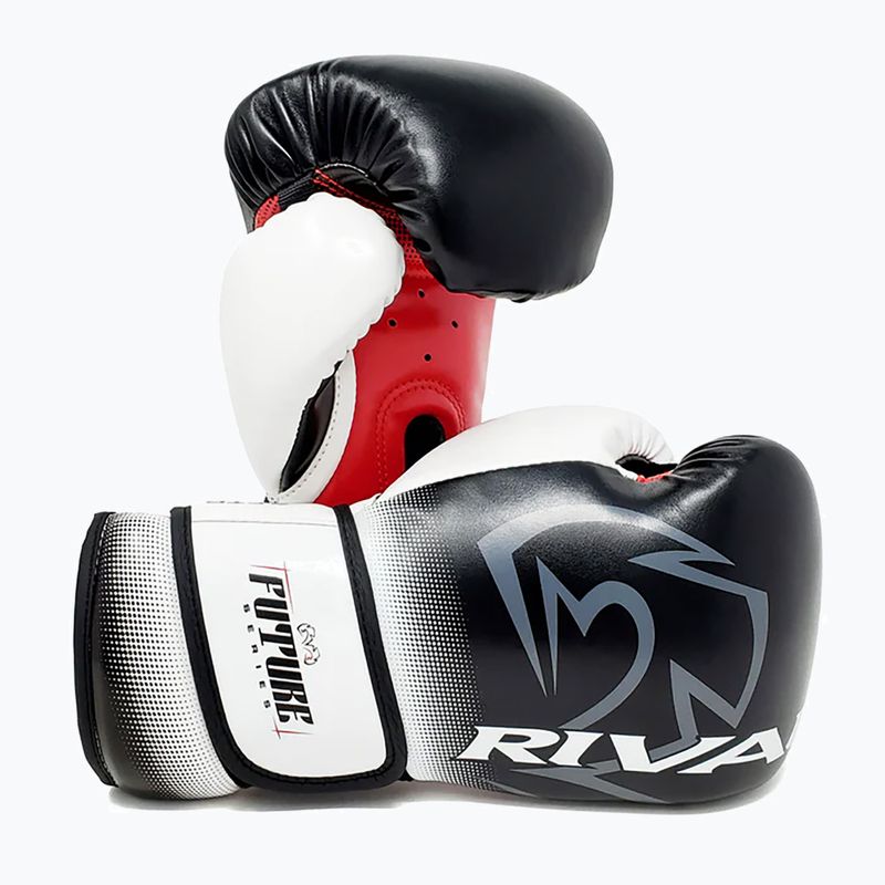 Guanti da boxe Rival RS-FTR Future Sparring nero/bianco/rosso 6