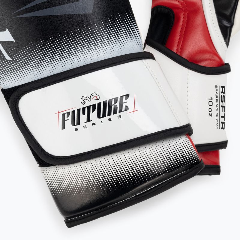 Guanti da boxe Rival RS-FTR Future Sparring nero/bianco/rosso 4