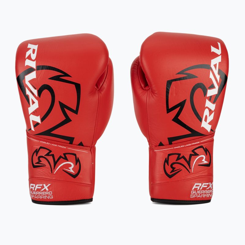 Guantoni da boxe Rival RFX-Guerrero Sparring-HDE-F rosso 2