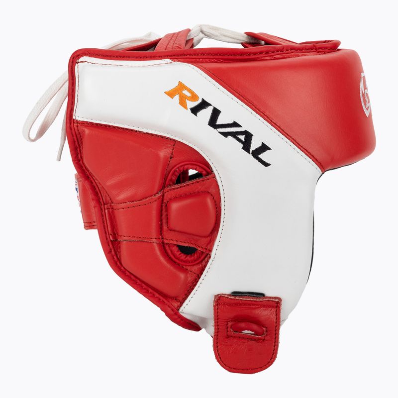 Rival Casco da boxe da competizione amatoriale copricapo rosso/bianco 2
