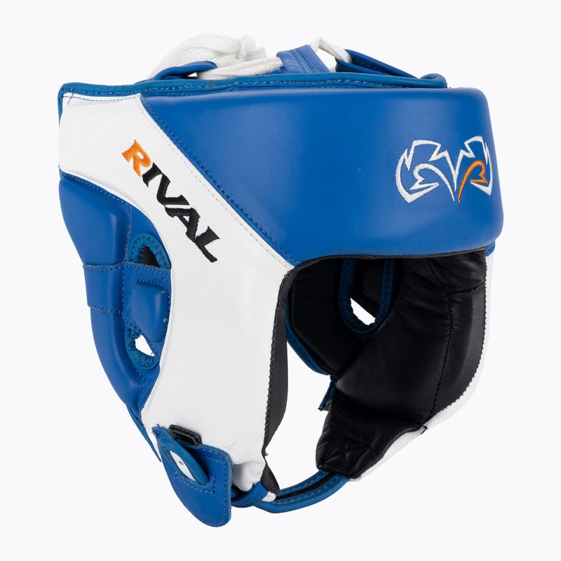 Rival Casco da boxe da competizione amatoriale copricapo blu/bianco