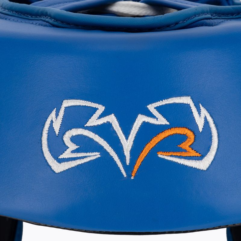 Rival Casco da boxe da competizione amatoriale copricapo blu/bianco 4
