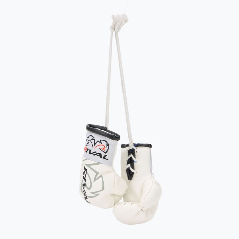 Ciondolo a specchio per guantoni da boxe Rival Mini bianco