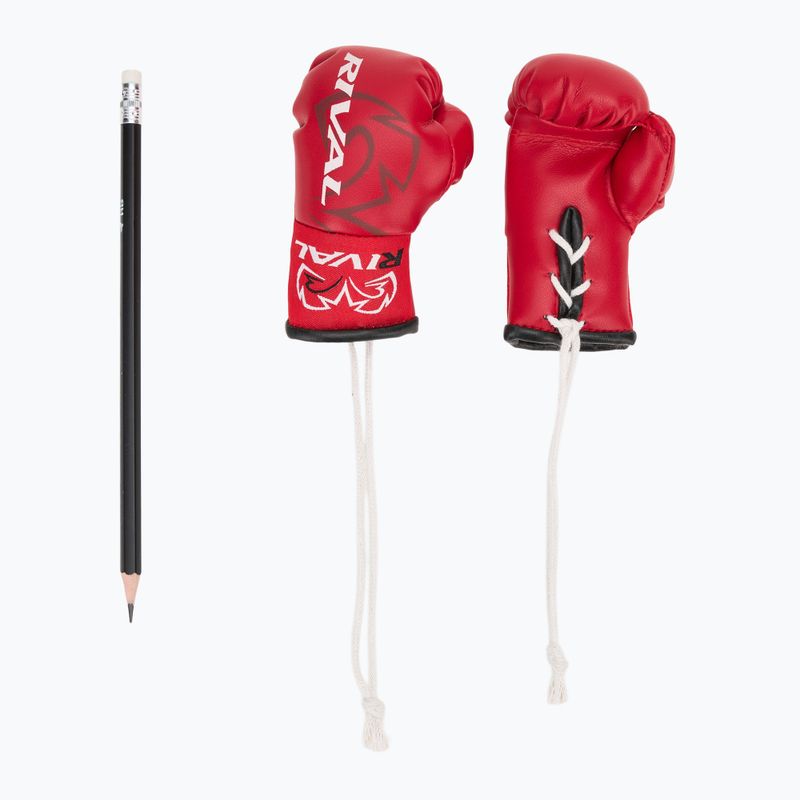 Ciondolo per specchietto Rival Mini guantoni da boxe rossi 3