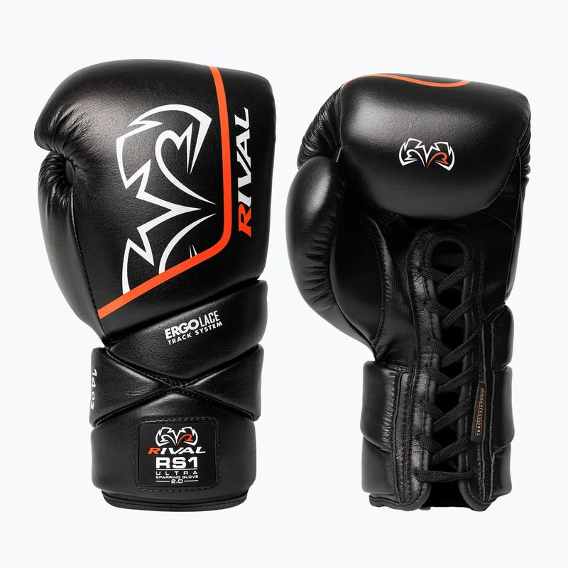 Guantoni da boxe Rival RS1 Ultra Sparring 2.0 black