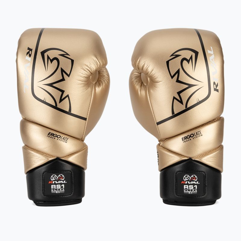 Guantoni da boxe Rival RS1 Ultra Sparring 2.0 gold 2