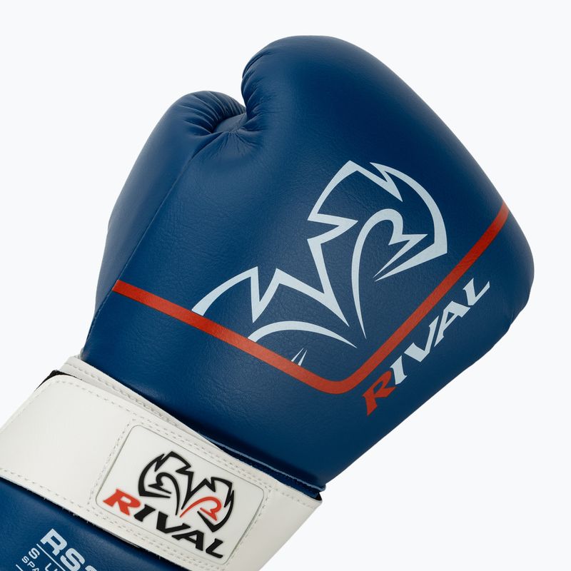 Guantoni da boxe Rival RS2V Super Sparring 2.0 blue 5