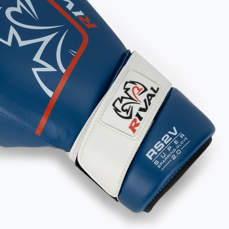 Guantoni da boxe Rival RS2V Super Sparring 2.0 blue 6