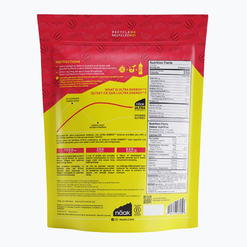 Näak Ultra Energy Drink Mix 720 g anguria 2