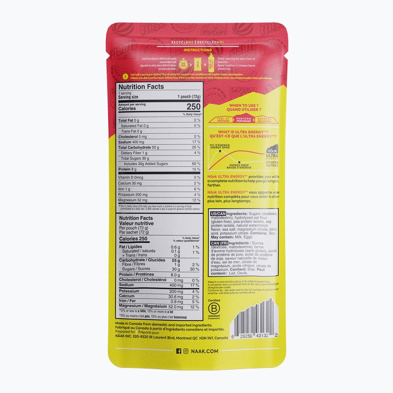 Näak Ultra Energy Drink Mix 72 g anguria 2