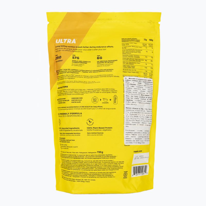 Bevanda energetica Näak Ultra Drink Mix 720 g pineapple ginseng 2